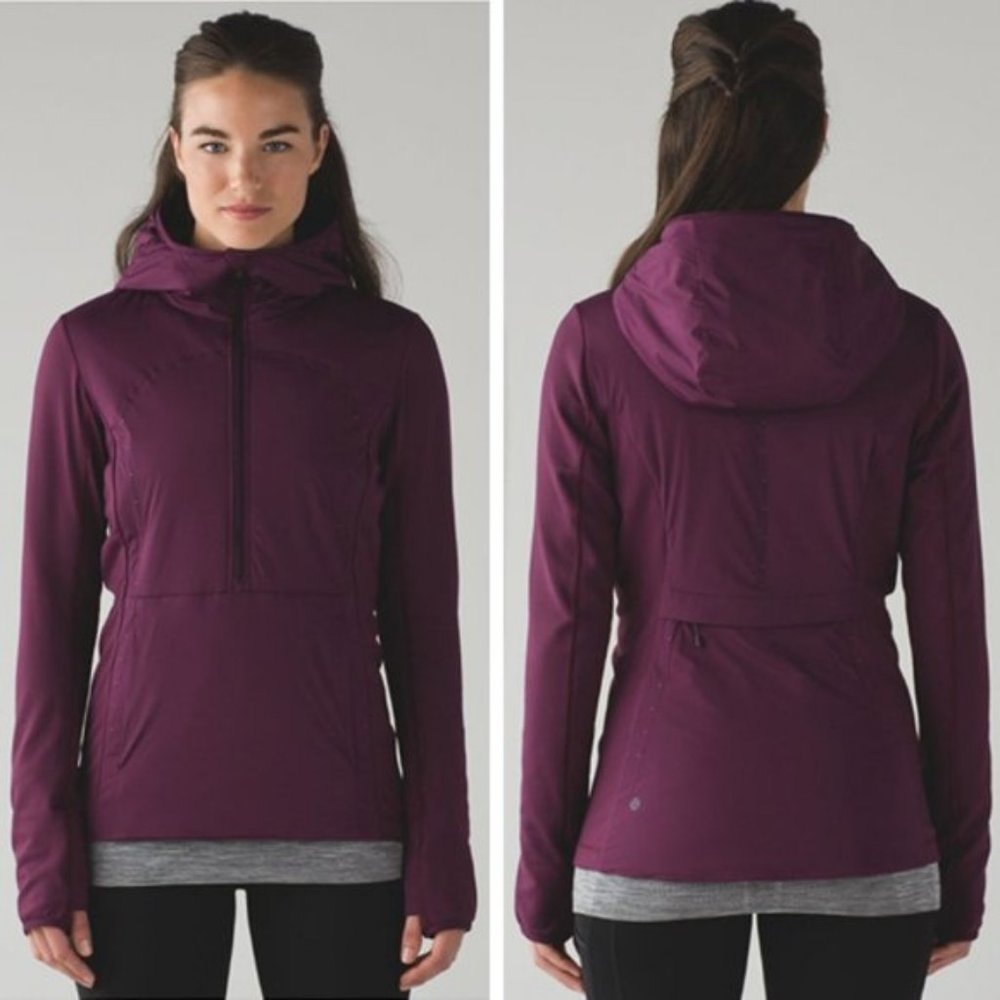 Lululemon Run For Cold Pullover Plum - image 1